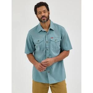 Wrangler Mens Short Sleeve Hero Twill Shirt NWT